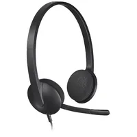 Logitech H340 Usb Computer Headset Wired Head-Band Office / Call center Type-A Black  6-981-000475 5099206038844