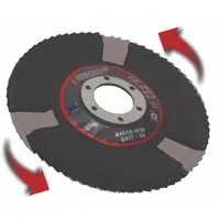 Lokšņveida disks ar rievām, alumīnija oksīds, 40 grauds 115 mm  84014-Ww