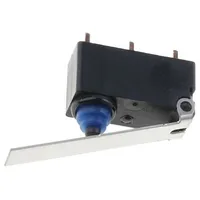 Microswitch Snap Action 0.1A/125Vac 2A/12Vdc with lever Spdt  D2Hw-A221D