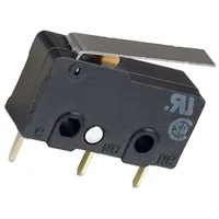 Microswitch Snap Action 5A/125Vac with lever Spdt On-On  Ss5Glfd Ss-5Gl-Fd