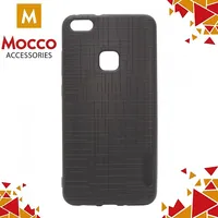 Mocco Cloth Back Case Silikona Apvalks Ar Tekstūru Priekš Samsung G955 Galaxy S8 Plus Melns  Mc-Cloth-G955-B 4752168014561