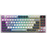 Msi Forge Gk600 Tkl Wireless Sky  Gaming Keyboard Us Bluetooth 2.4 Ghz, Bluetooth, Usb 2.0 Mechanical Linear W 4711377284134