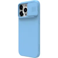Nillkin Camshield Silky Silicone Case for Apple iPhone 15 Pro Max Blue Haze  57983118425 6902048266643