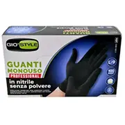 Nitrila cimdi vienreizlietojamie 100 gab. melni L izmērs 24X10,5X0,05Cm 115992031  8000303314370
