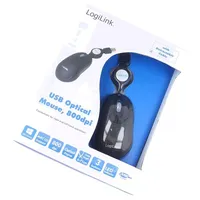 Optical mouse black Usb wired 0.7M No.of butt 3  Id0016