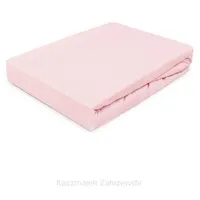 Palags jersī ar gumiju 120X60 cm Light Pink 1396  Kiec-1396