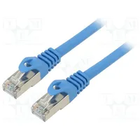 Patch cord F/Utp 6 stranded Cca Pvc blue 0.5M 26Awg Cores 8  Pcf6-10Cc-0050-B