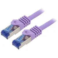 Patch cord S/Ftp 6A stranded Cu Lszh violet 1.5M 26Awg  C6A049S