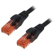 Patch cord U/Utp Cat 6 Rj45 plug,both sides stranded Cca 1M  Dk-1612-010/Bl