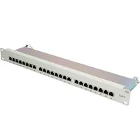 Patch panel Rj45 Cat 6 Rack grey Number of ports 24 19  Log-Np0040A Np0040A