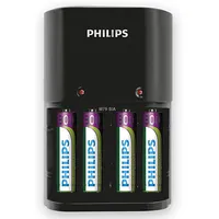 Philips  4 x Aaa 800 mAh - Bateriju ladetajs baterijas Scb1450Nb/12 8712581606701