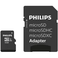 Philips Microsdhc 16Gb class 10/Uhs 1  Adapter Fm16Mp45B 8719274669074