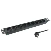 Plug socket strip supply Sockets 9 250Vac 16A black 2M  Pdu9C03