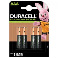 R03/Aaa akumulatori 1.2V Duracell Recharge sērija Ni-Mh Hr03 900 mAh iepakojumā 4Gb.  Akaaa.900D4 5000394045118