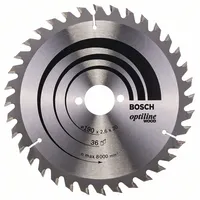 Ripzāģa disks 190X30 mm Optiline Wood Bosch 2608640616  3165140194105