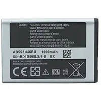 Samsung Ab553446Bu Akumulators priekš C3300 B2710 E1170 C5212 Li-Ion 1000Mah  4752128005592
