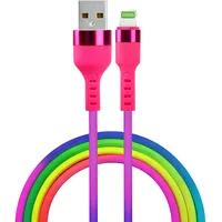 Setty Usb - Lightning cable 1,2 m 2,1A Kna-L-1.22.113 rainbow  Gsm171575 5900495094162
