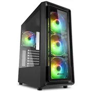 Sharkoon Tk4 Rgb Midi Tower Black  4044951030187 Wlononwcroud9