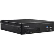 Shuttle Slim Pc Dh610 , S1700, 1X Hdmi, 2X Dp 2.5, M.2, Lan Intel 1G  2.5G, Com, 24/7 permanent operation, incl. Vesa 887993005119 Wlononwcrbebu
