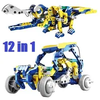 Solar and Hydraulic Powered Toys Kit 12In1  Nv821273 4037373795000