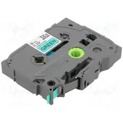 Tape 9Mm 8M green for printer Character colour black  Br-Tze721 Tze-721