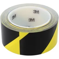 Tape warning yellow-black L 33M W 50Mm self-adhesive  3M-5702-Uvg-50-33 7000017005
