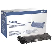 Toneris Brother Tn-2320 Tn2320, melns kārtridžs lāzerprinteriem, 2600 lpp.,ekvivalents  300-04317 9900090166093