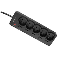 Tracer 46976 Powerguard 1.8M Black 5 Outlets  T-Mlx54715 5907512868553