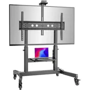 Onkron Mobile Tv Stand Rolling Cart for 50 to 100-Inch Screens up 120 kg, black  Ts1991-B 4262392440055
