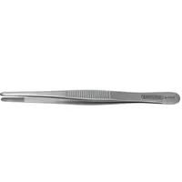 Tweezers 145Mm Blade tip shape rounded universal  Brn-5-117-7 5-117-7