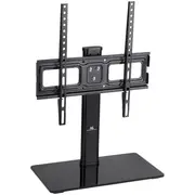 Maclean Mc-450 Universal Tv Stand for Cabinet max. 40Kg, Vesa 400X400 32-65 Tempered Glass Base 3-Level Height Adjustment  5902211129691 Tvamcnuch0138