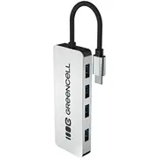 Usb hubs Greencell 4 Port Usb-C 3.0  Hub-Gc-C4A 5904326375918