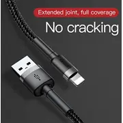 Usb lightning male / A 3.0M Baseus Calklf-Rg1 fast 2.0A melns  Cmmipl/Ua.3Bk 3100000814366