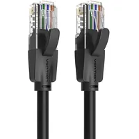 Utp Category 6 Network Cable Vention Ibebf 1M Black  6922794741041 056596