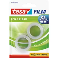 Videi draudzīga pašlīmējošā lente Tesafilm, caurspīdīga, 2 gab. x 10Mx15Mm  200-13289 4042448164933
