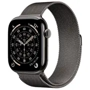 Watch Series 11 Gps  Cellular 42Mm Slate Titanium Case with Slate Milanese Loop Mf8U4Mp/A 195950629668 Atappzas11Mf8U4