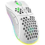 White Line Wm80 bezvadu viegla spēļu pele, Rgb, balta  202111101003 733304805061 Gam-120-W