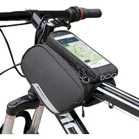 Wozinsky Bike Front Storage Bag Bicycle Frame Phone Case 6,5 inch max 1,5L black Wbb7Bk  7426825366597