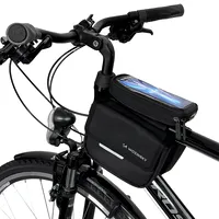 Wozinsky frame bike bag bicycle pannier waterproof phone case 1.5L black Wbb26Bk  5907769301452