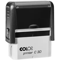 Zīmogs Colop Printer C30, melns korpuss, zils spilventiņš  650-03681 9004362524991