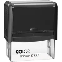 Zīmogs Colop Printer C60, melns korpuss, zils spilventiņš  650-03703 9004362530824