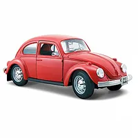 1973. gada Volkswagen Beetle sarkans būvējams modelis. 660564