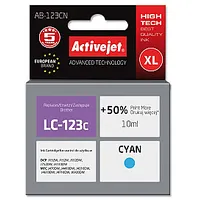 Activejet Ab-123Cn tinte Brother printerim Rezerves Lc123C / Lc121C Augstākā 10 ml zils 277564
