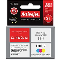 Activejet Ac-41R tinte Canon printerim Cl-41 / Cl-51 nomaiņa Premium 18 ml Krāsa 273309