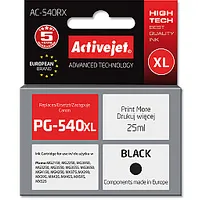 Activejet Ac-540Rx tinte Canon printerim Pg-540 Xl nomaiņa Premium 15 ml melns 292434