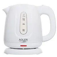 Adler Kettle  Ad 1373 Electric 850 W 1 L Polypropylene 360 rotational base White 655163