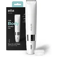 Braun Body Mini Trimmer Bs1000 Number of power levels 1, Wet  Dry, White 282750