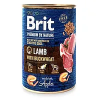 Brit Premium by Nature Lamb ar grieķu kviešiem - Mitrā suņu barība 400 g 671910