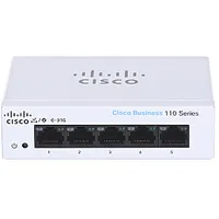 Cisco Cbs110 nepārvaldīts L2 Gigabit Ethernet 10/100/1000, 1U, pelēks 335229