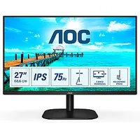 Datora monitors Aoc 27B2H 68,6 cm 27 1920 x 1080 pikseļi Full Hd ar Led fona apgaismojumu Melns 382435